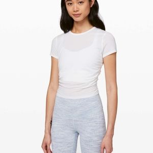 Lululemon all it takes short sleeve crop